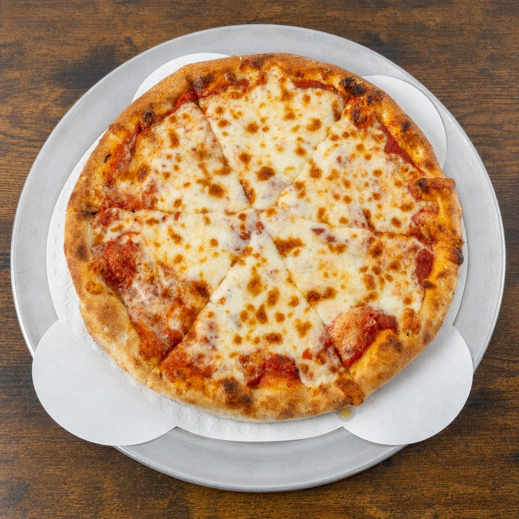 Simply Cheese Pizza.