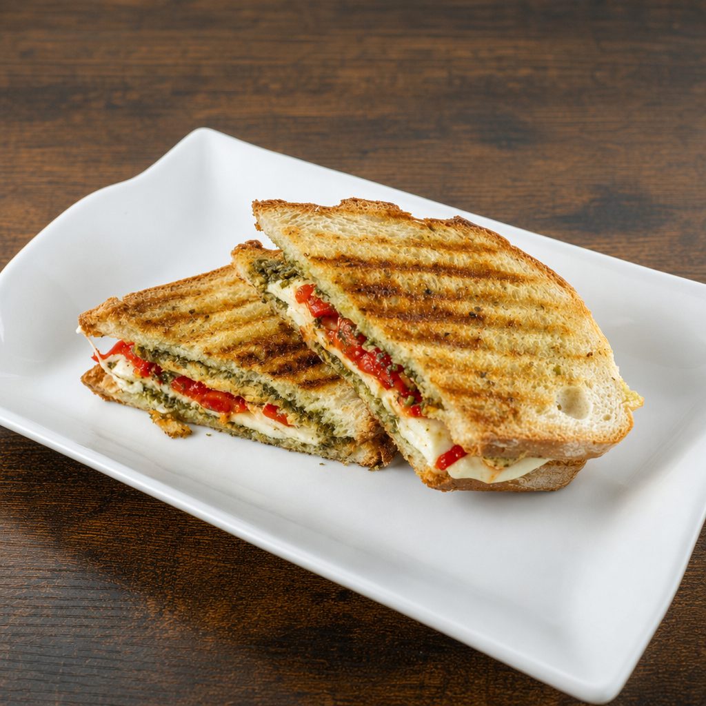 Grilled Chicken Pesto Panini.