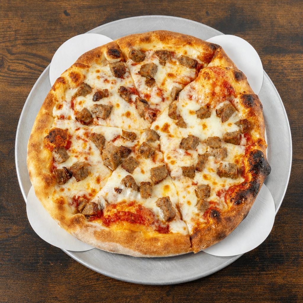 Italian Sausage Pizza.