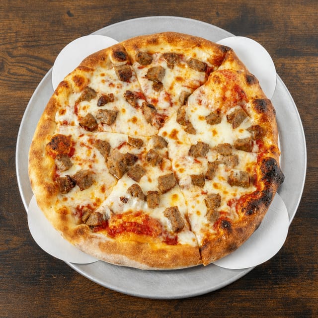 Italian Sausage Pizza.
