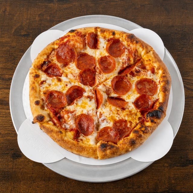 Classic Pepperoni Pizza.