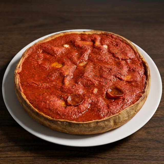 Deep Dish Pizza.