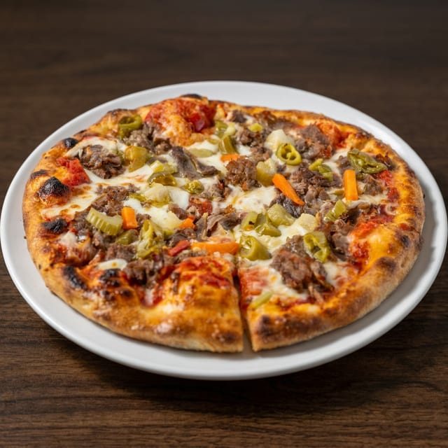 Italian Beef Pizza.